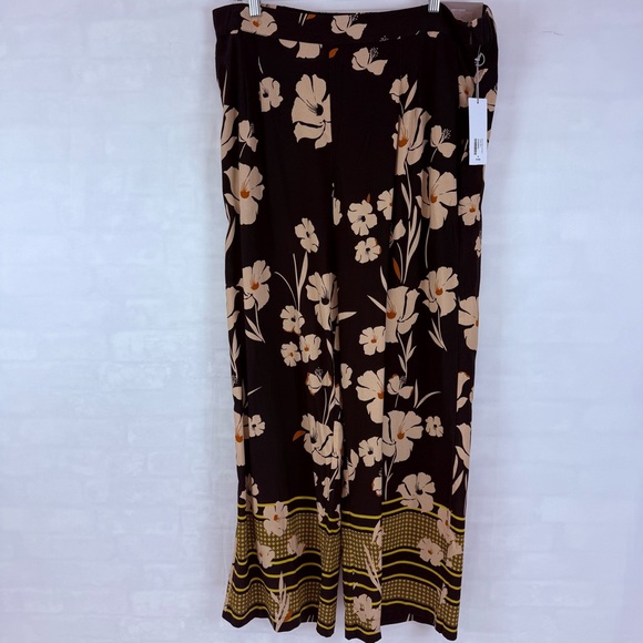 NEW Soft Surroundings Melita Wide Leg Floral Pants‎ Women’s Size XL 2FZ4090901 - Picture 5 of 11